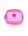 Tory Burch Lizzie Clear Small Classic Cosmetic Case in Hot Pink