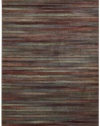 Nourison Interpretations Multicolor Stripe 2.3-Feet by 8-Feet Polyacrylic Runner Rug