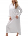 Del Rossa Women's Guinevere 100% Cotton Long Victorian Nightgown
