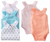 Carter's Baby Girls 5-pack Bodysuit Set (3 Months, Flutter Sleeve)