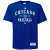 Chicago Cubs Big & Tall Royal Blue AC Classic T-Shirt by Majestic