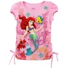 Little Mermaid Ariel Girls Pink T-Shirt P2616A (6)