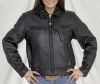 Motorcycle Jackets, Womens Leather Motorcycle Jacket, Vented, Padded, Insulated Zip Out Lining, Available in Womens Size : Small, SM, 7 to 8