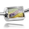 Sterling Silver Charm Greetings from Weymouth Town, Vintage Postcard - Bead Fit All European Bracelets , Neonblond