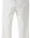 7 For All Mankind Girls 7-16 Skinny Crop And Roll Legging, Clean White, 12