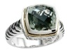 Balissima By Effy Collection Green Amethyst Ring