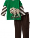 Watch Me Grow! by Sesame Street Baby-Boys Infant 2-Piece Dino Pullover And Pant