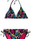 Roxy Girls 7-16 Double Casing Tri Logo Bikini Set