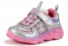 Skechers Toddler Girl's Cosmic Wave Litebeam Fashion Sneaker Shoes (5 - Toddler, Silver Multi)