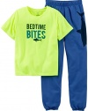 Carter's Little Boys' 2 Piece Pant PJ Set (Toddler/Kid) - Bedtime Bites - 5T