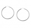 Giani Bernini Silver-Tone Hoop Earrings