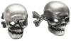 ROTENIER Atelier Sterling Silver Skull and Crossbones Cufflinks