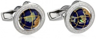 Tateossian Men's Stones of The World Multicolor Globe with Cage Cufflinks