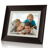 Coby DP1052 10.4-Inch Digital Photo Frame with MP3 Player (Wooden Frame)