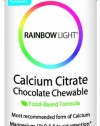 Rainbow Light Calcium Citrate Chocolate Chewable Wafers Food-Based Formula, 45-Count