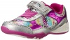 Stride Rite Sugar and Spice Lilac Lighted AC Running Shoe (Toddler/Little Kid),Silver/Magenta,11 M US Little Kid