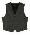 Marc Ecko Cut & Sew Men's Oxford Vest, Charcoal, XX-Large