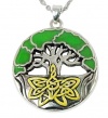 DaisyJewel Tree of Life Enamel Pendant Necklace
