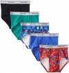Fruit Of The Loom Little Boys' Solid 5 Pack Printed Fashion Brief, Colors May Vary