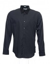 Calvin Klein Sportswear Men's Mixed Media Stripe Shirt, Black, Large