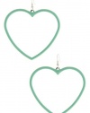 TRENDY FASHION JEWELRY BUBBLY HEART OVERSIZE EARRING BY FASHION DESTINATION