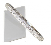 Bangle with Crystals: 3 rows of Beautiful Sparkly Crystals