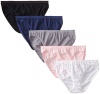 Vanity Fair Women's True Comfort Cotton Stretch Five-pack Bikini Panties 18342