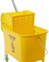 Impact 2Y/2021-2Y Compact Mopping System Combo with 2 Non-Marking Casters, 21 qt Capacity, 17-1/2 Height x 10-1/2 Width x 18 Depth, Yellow