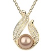 LadyHouse Elegant Pearl Female Character High-Grade Classical Crystal Necklace