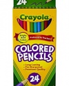 Crayola Colored Pencils, Assorted Colors, 24 count (68-4024)