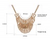 Romantic Time Deluxe Antique Style Vintage Filigree Hollowed Out Fashion Statement Choker Necklace
