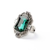 Kaariag Punkin™ Vintage Green Gemstone Ring