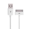 Aibocn Apple MFi Certified 30 Pin Sync and Charge Dock Cable for iPhone 4 4S / iPad 1 2 3 / iPod Nano / iPod Touch - White.