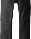 Levi's Big Boys' 505 Regular Fit Rigid Jean , Black/Natural Fill, 8