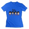 RenHe Women's Beatles Slim Fit T-shirts Size XL RoyalBlue