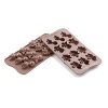 Silikomart Silicone Easy Chocolate Mold, Assorted, Dinosaurs