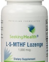 L-5-MTHF Lozenge | 1,000 mcg of Pure Non-Racemic L-Methylfolate | 60 Lozenges | Non-GMO | Free of Magnesium Stearate | Physician Formulated | Seeking Health