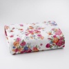 Sky Pucker Stripe Standard Pillowcases (Set of 1) White/multi Floral Print