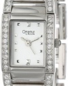Caravelle by Bulova Women's 43L57 Crystal Accented Silver and White Dial Watch