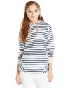 U.S. Polo Assn. Junior's Striped French Terry Hoodie Sweatshirt