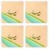 Coasters Beautiful small praying mantis order Mantodea in the Tsingy de Bemaraha Strict Nature Reserve in Madagascar Image 36467599 by MSD Square Coaster (4 Piece) Set Cup Mat Mug Can Water Bottle Drink Customized Stain Resistance Collector Kit Kitchen Ta