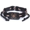 Desklets Boys / Girls Fashionable Vintage Braided Leather Wax Rope Elegant Alloy Special Design Bracelets
