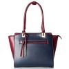 Mary Point® Designer Handbag Leather Vegan - Shoulder Bag Astoria with Long Strap for Business Woman