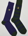Polo Ralph Lauren Men Shield Trouser Sock 2-Pack