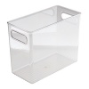 InterDesign Kitchen Pantry and Cabinet Storage and Organization Bin, 10-Inch by 5-Inch by 8-Inch, Clear