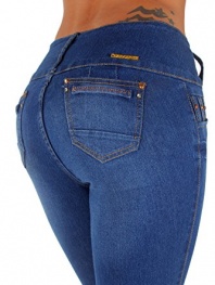 Style G339P - Plus Size, Colombian Design, High Waist, Butt Lift, Skinny Jeans