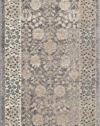 Momeni Rugs KERMAKE-01SVL2376 Kerman Collection, Antique Persian Inspired Traditional Area Rug, 2'3 x 7'6 Runner, Silver