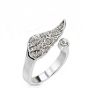 Elegant Angel Wings CZ Freedom Fashion Mid-Ring/Toe Ring 316L Surgical Steel