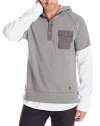 MARC ECKO CUT & SEW Men's Over Class Pullover, Heather Grey, X-Large
