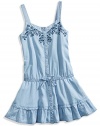 GUESS Kids Embroidered Chambray Dress (2-6x)